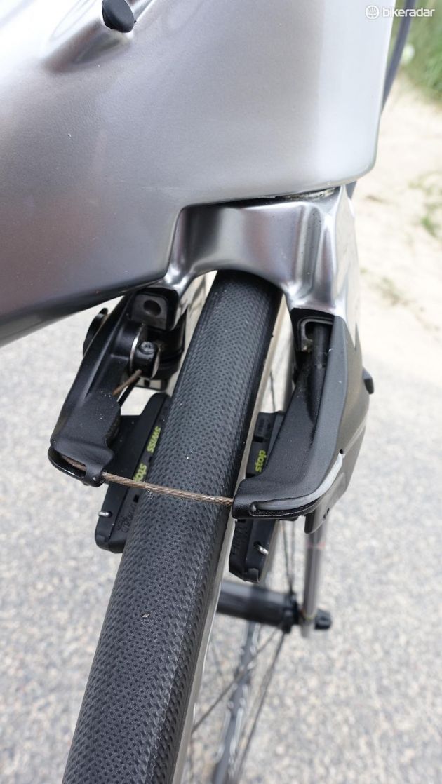 Some have vocally criticized the brakes on the Venge and before the start of the Tour, Specialized was on hand with new versions