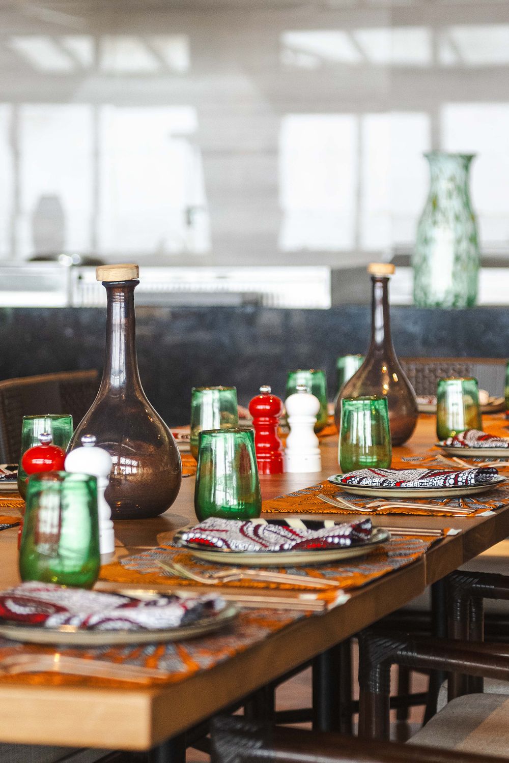 Sanaa transforms recycled glass, metal and fibres into hand-blown glassware, woven textiles, jewellery and distinctive homeware.