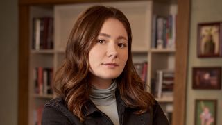 Emma Kenney's Harris in living room in The Conners gallery photo