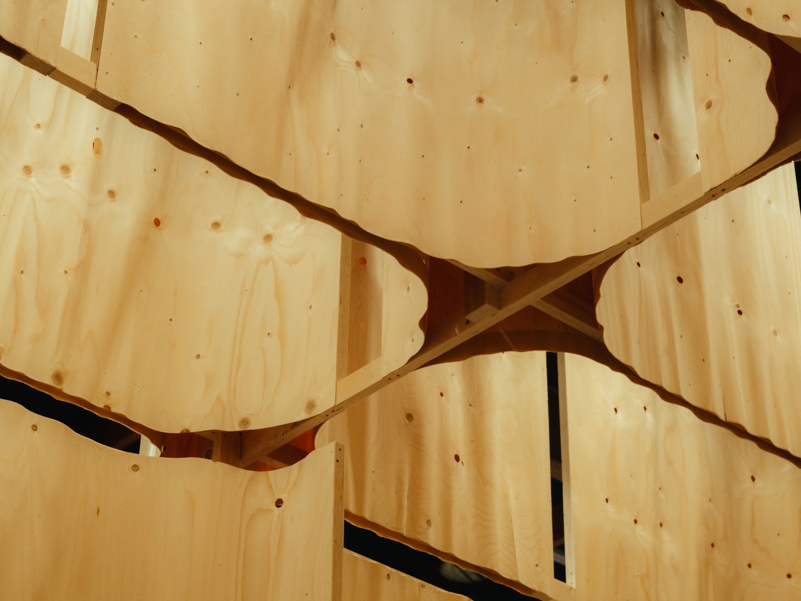 Minestrone Workshop wooden temple at Habitare Helsinki, 2026