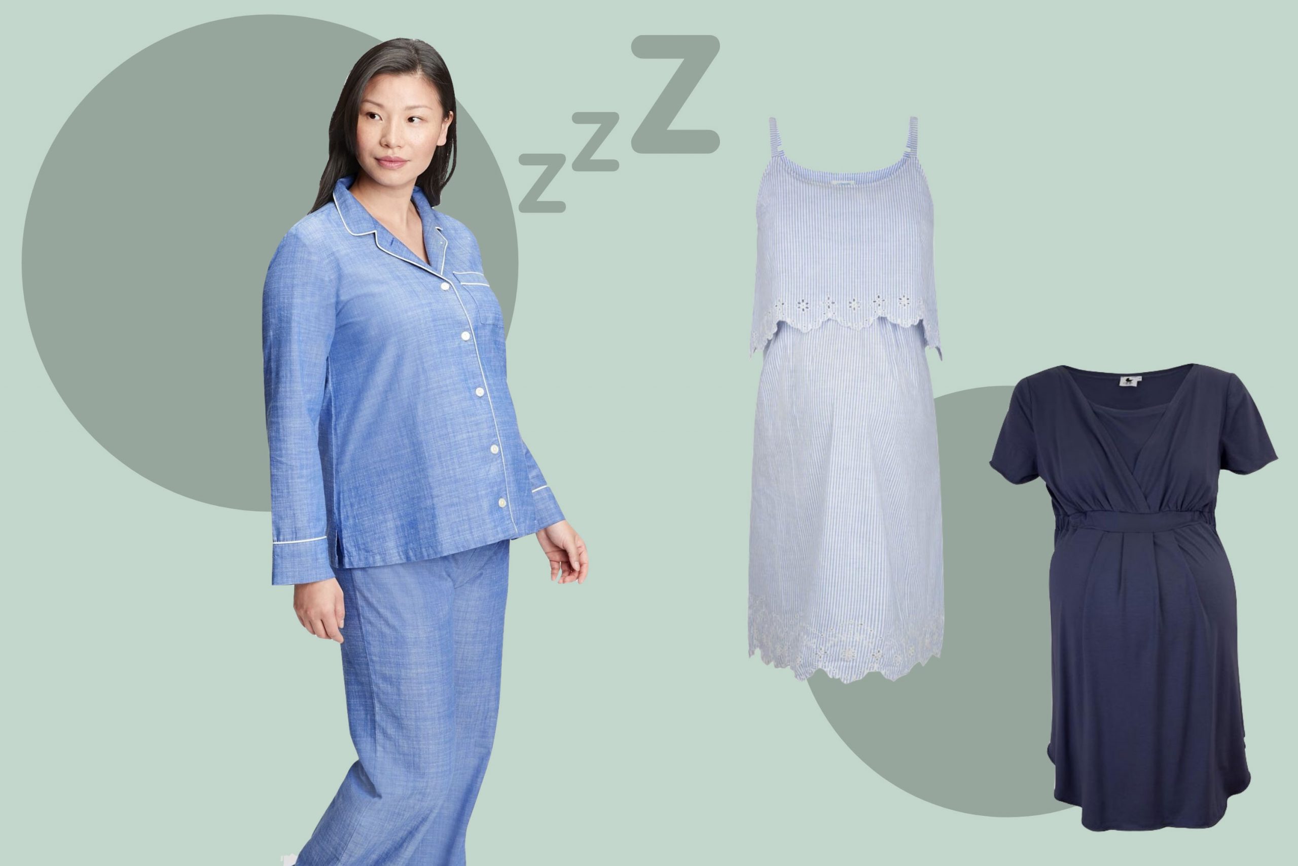Embrace Your Bump Super Soft 4 Piece Maternity & Nursing Hospital Bag Essentials Pajama Set 