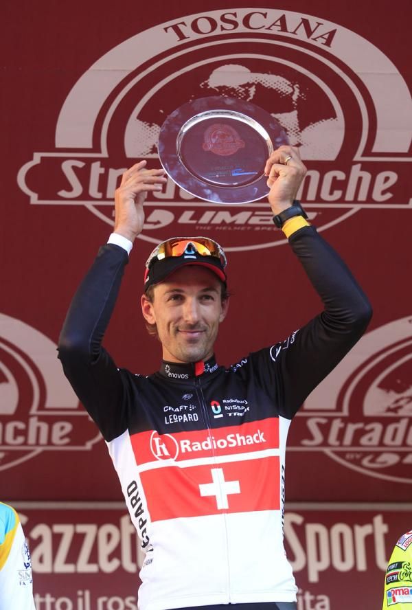 Fabian Cancellara (RadioShack-Nissan) won with one single attack