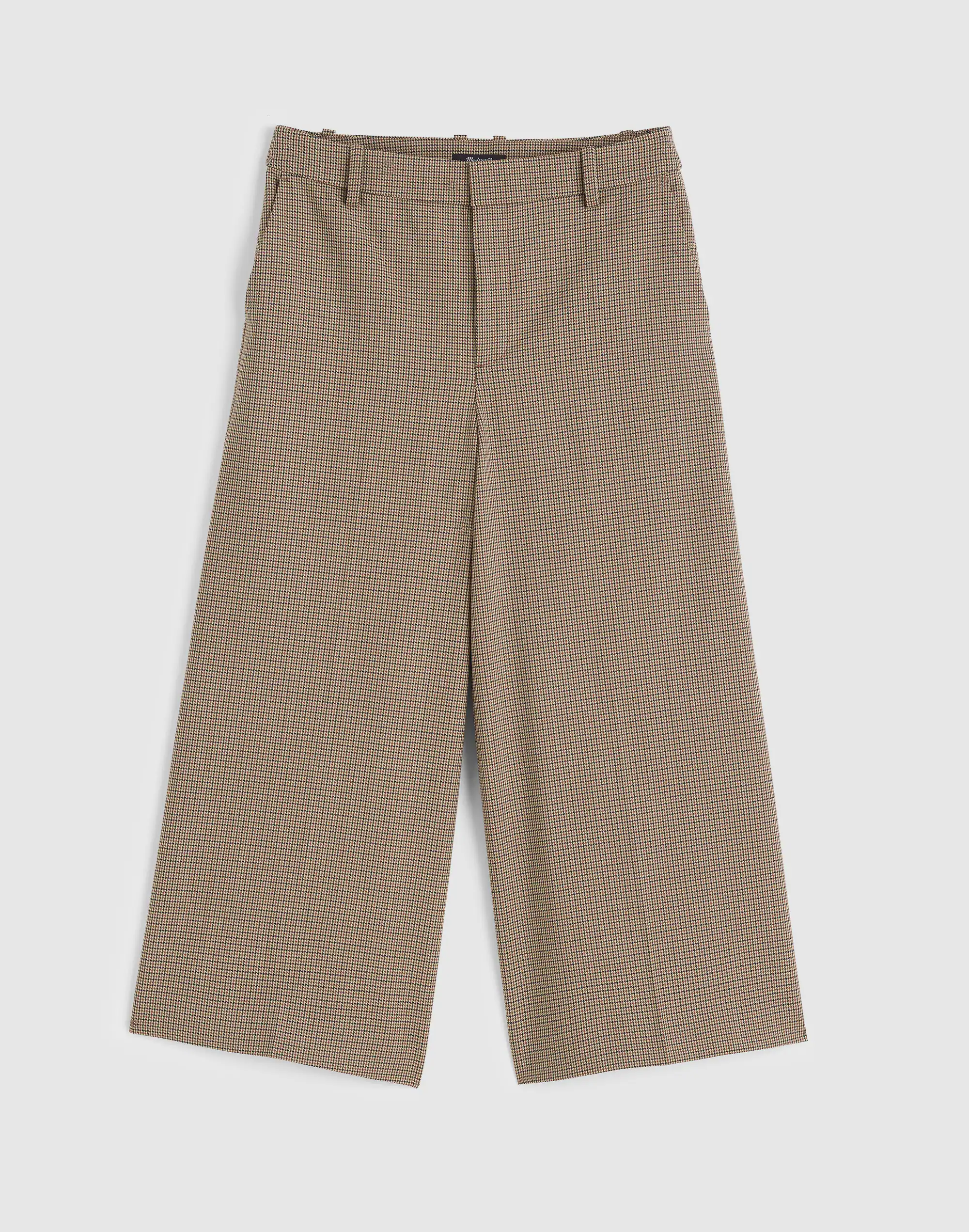 High-Rise Culotte in Wool Blend