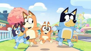 The animated cast of Bluey