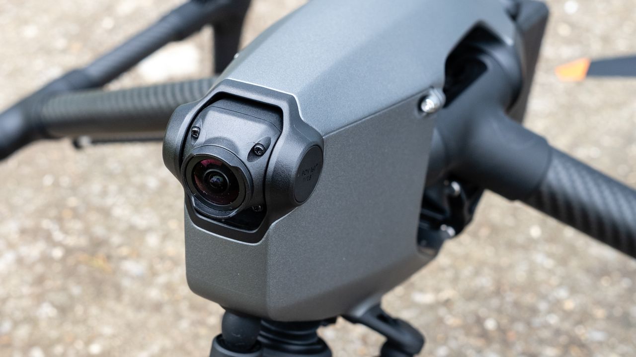 DJI Inspire 3-close up of camera right side.