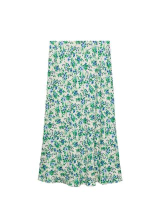 Printed Satin Skirt - Women