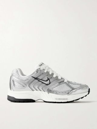 Air Pegasus 2k5 Metallic Leather and Mesh Sneakers