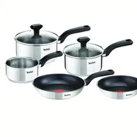 Tefal 5-Piece Stainless Steel Pots & Pan Set