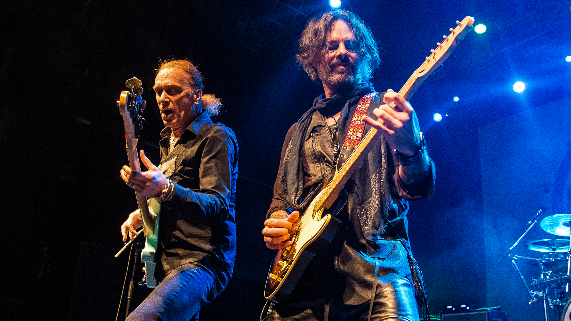 Billy Sheehan and Richie Kotzen of The Winery Dogs perform at O2 Forum Kentish Town on January 31, 2016 in London, England.