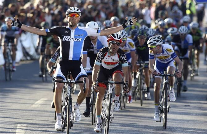 Paul Martens (Blanco Pro Cycling Team) wins the opening stage at the Volta ao Algarve.