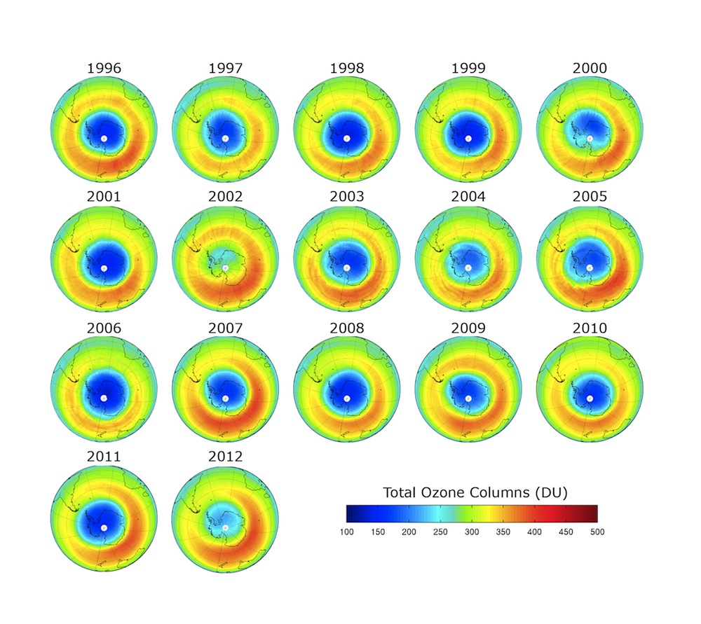 Ozone Hole Graphic