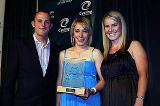 Caroline Buchanan took out the top women's mountain bike rider award.