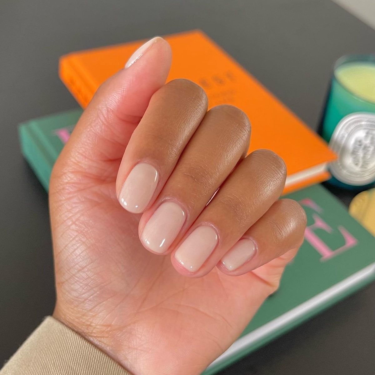 Oat milk nails