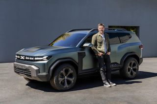 David Durand, VP Design, with the 2021 Bigster Concept