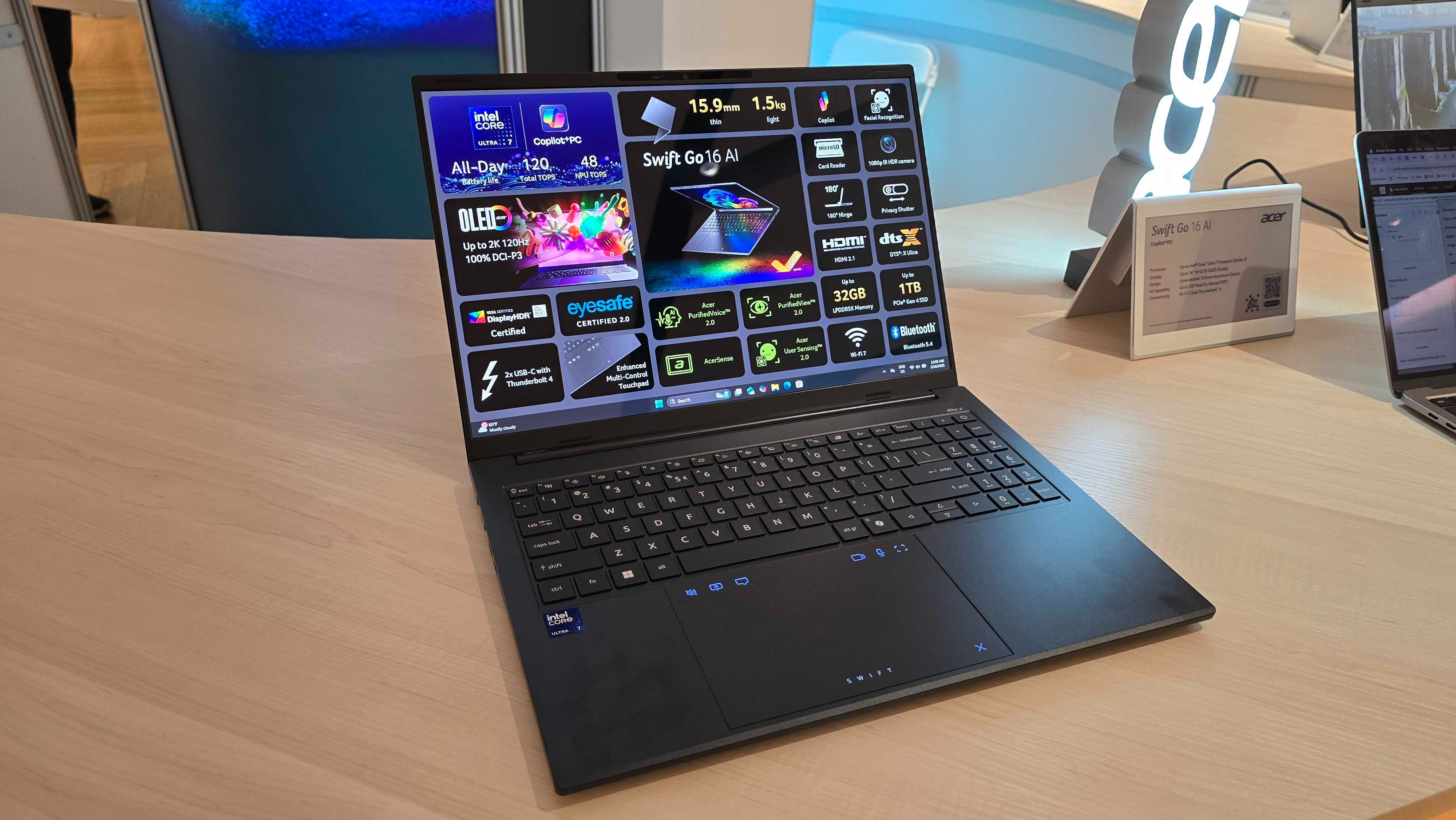 Acer Swift laptop