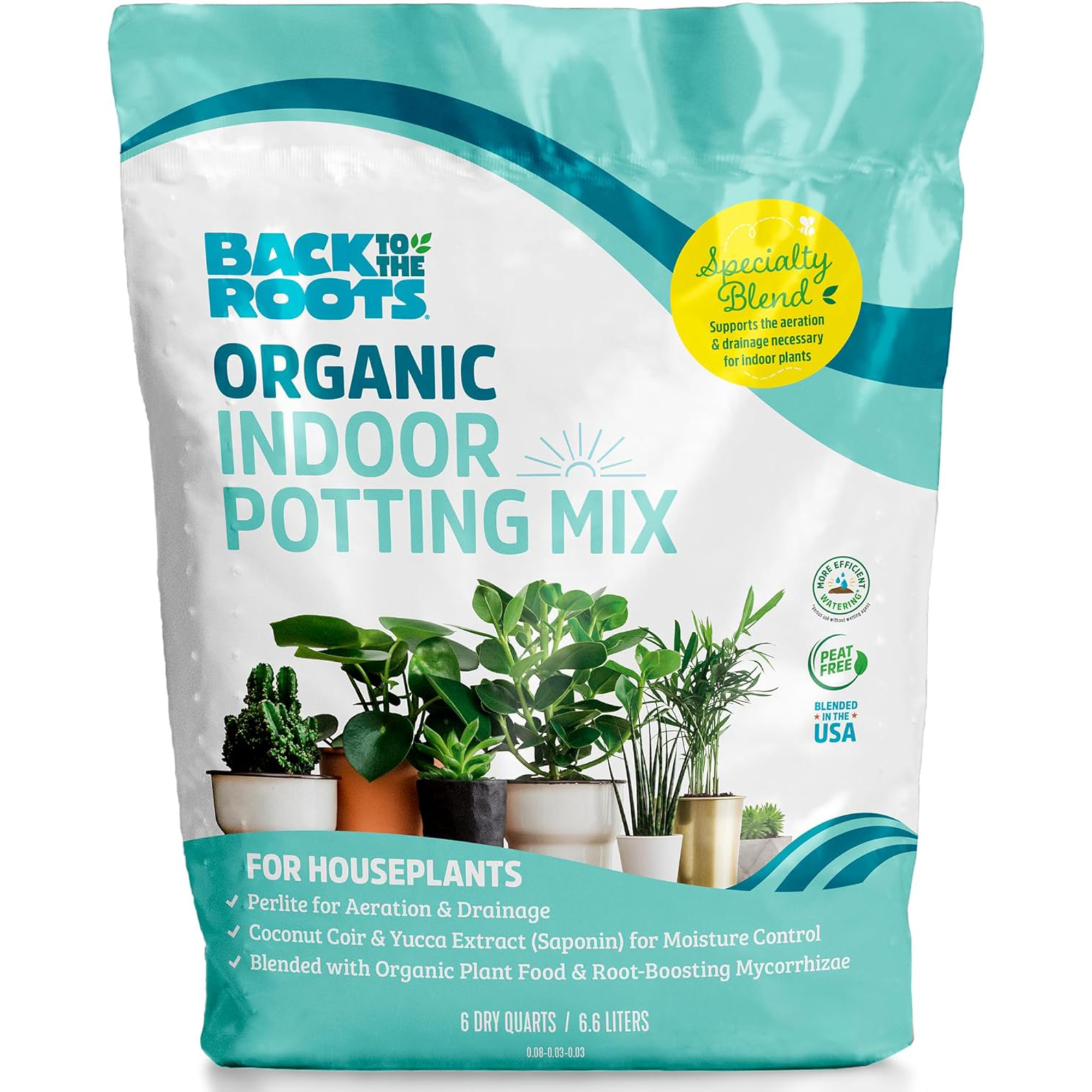 Back to the Roots 100% Organic Indoor Potting Mix