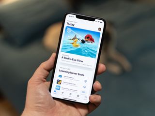 iPhone XS Max with App Store