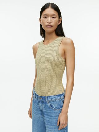 Cable-Knit Tank Top