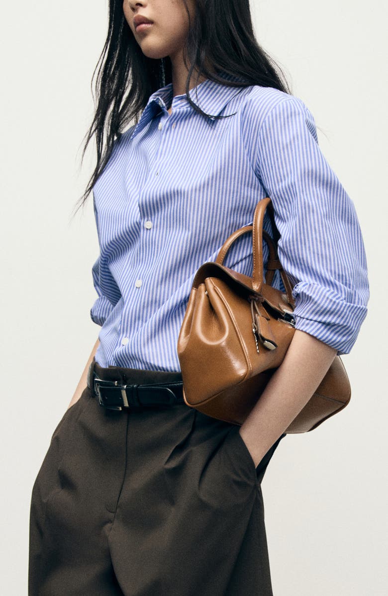 Stripe Button-Up Shirt