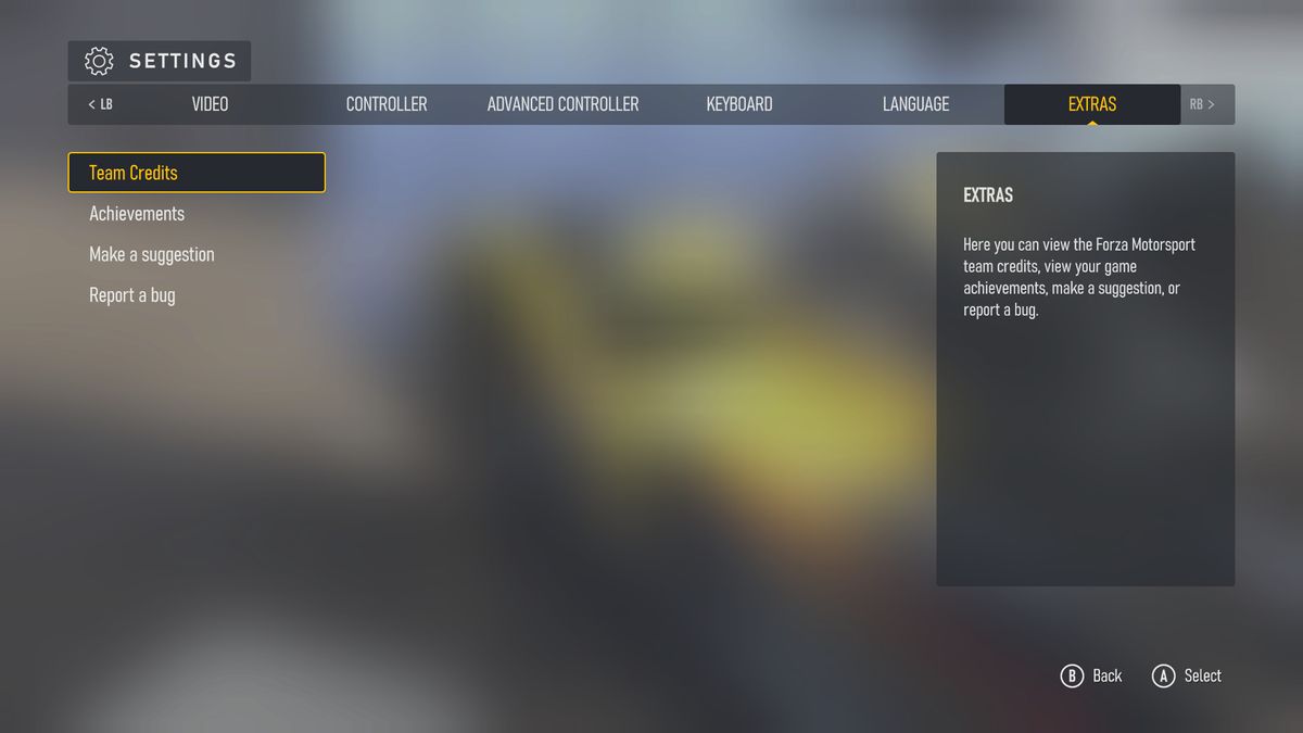 Screenshots of Forza Motorsport (2023)'s accessibility menus and settings.