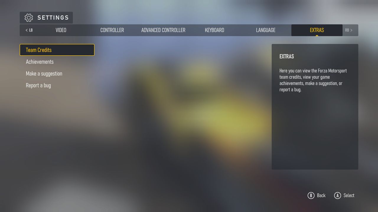 Screenshots of Forza Motorsport (2023)'s accessibility menus and settings.