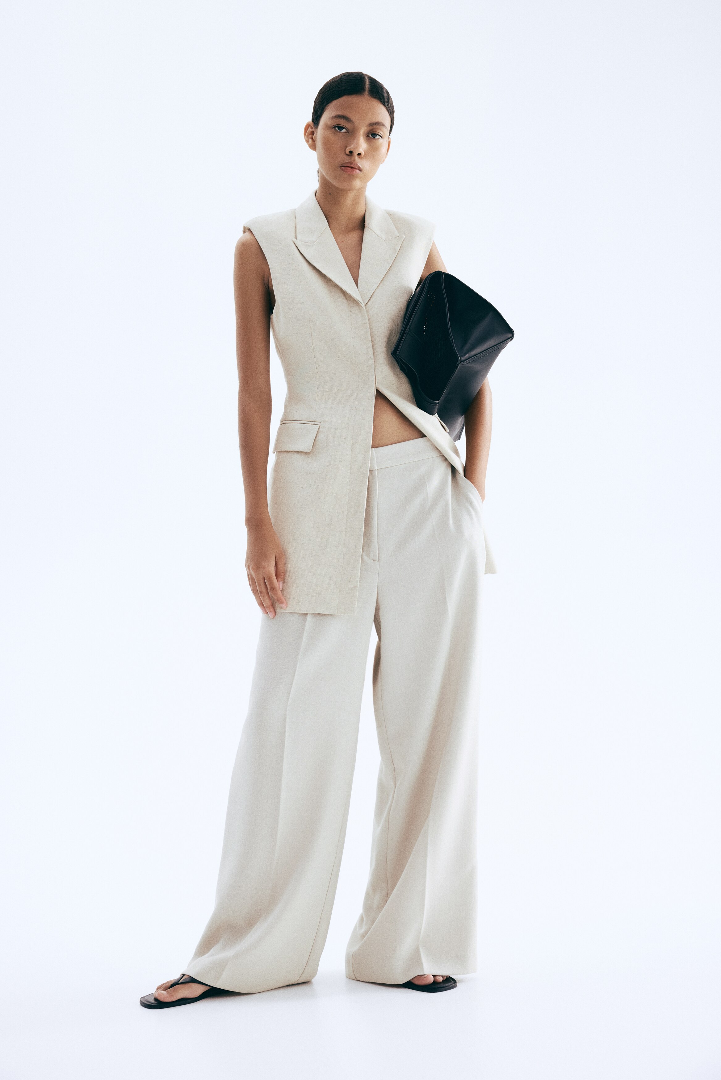 Wide Tailored Trousers
