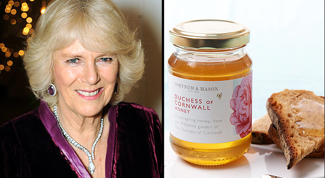 Camilla, Duchess of Cornwall, and her honey.