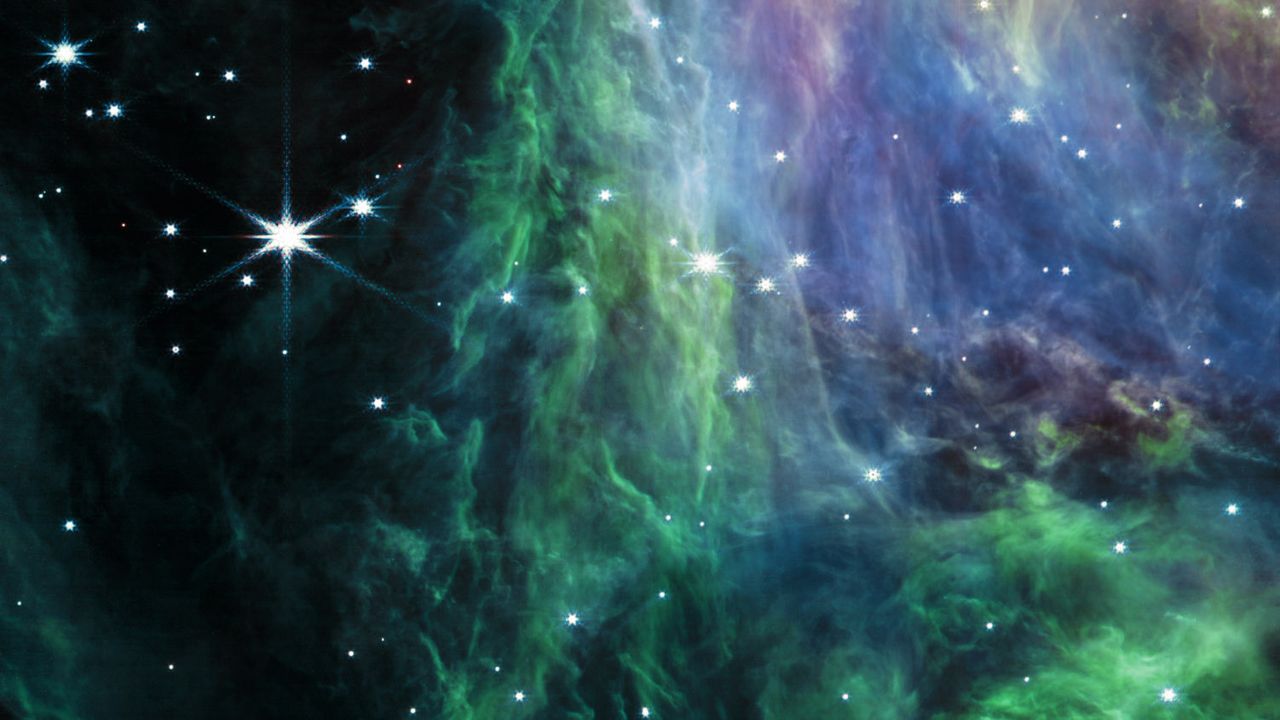 The Orion Nebula through the eyes of the James Webb Space Telescope.