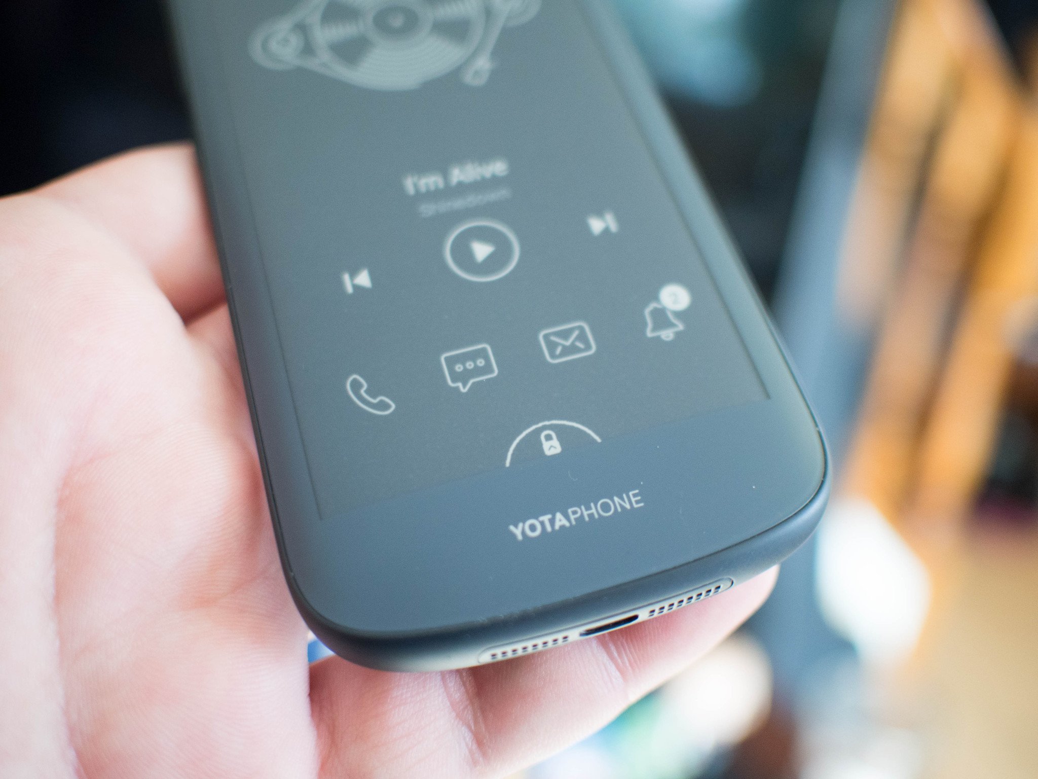 The 5.5-inch YotaPhone 3 has a secondary e-ink screen and a 