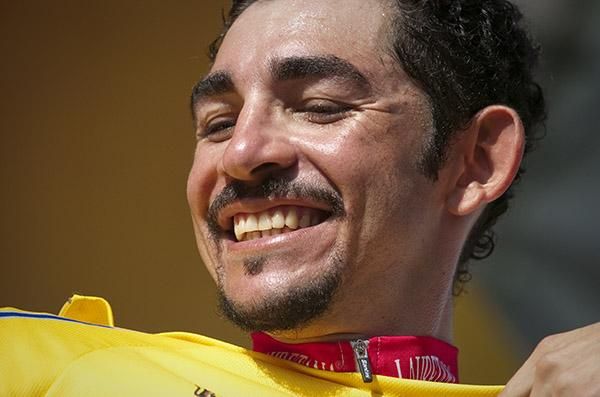 Smiling Serpa: Jose Serpa (Androni Giocattoli) couldn't wipe the smile from his face after winning his second Tour de Langkawi.