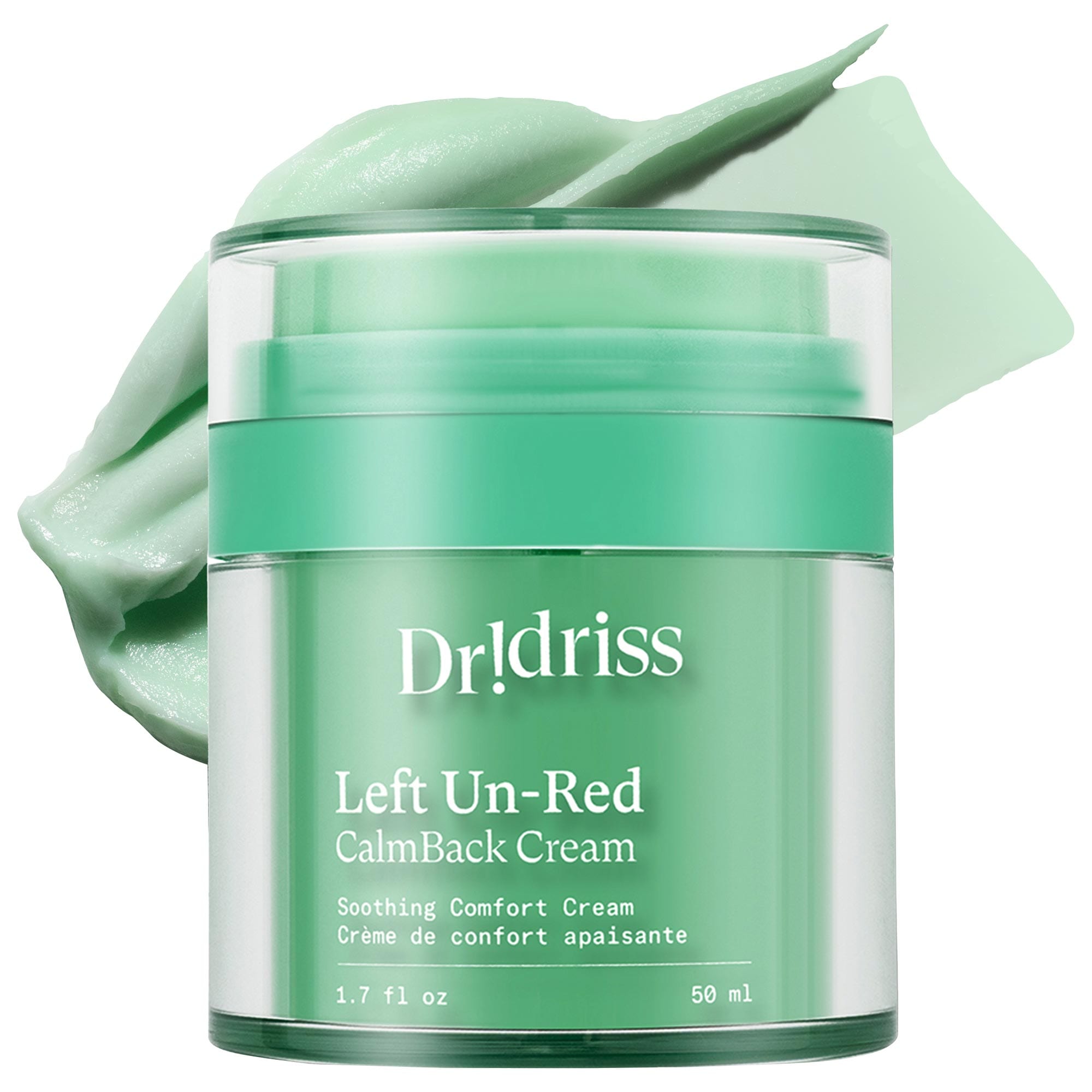 Left Un-Red Calmback Nightly Rescue Face Cream for Redness and Disrupted Skin Barrier