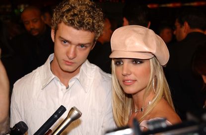 Justin Timberlake and Britney Spears at the Crossroads Hollywood premiere