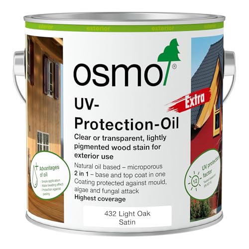 Osmo Uv Protection Oil Extra 2.5l - Light Oak - 432 Extra