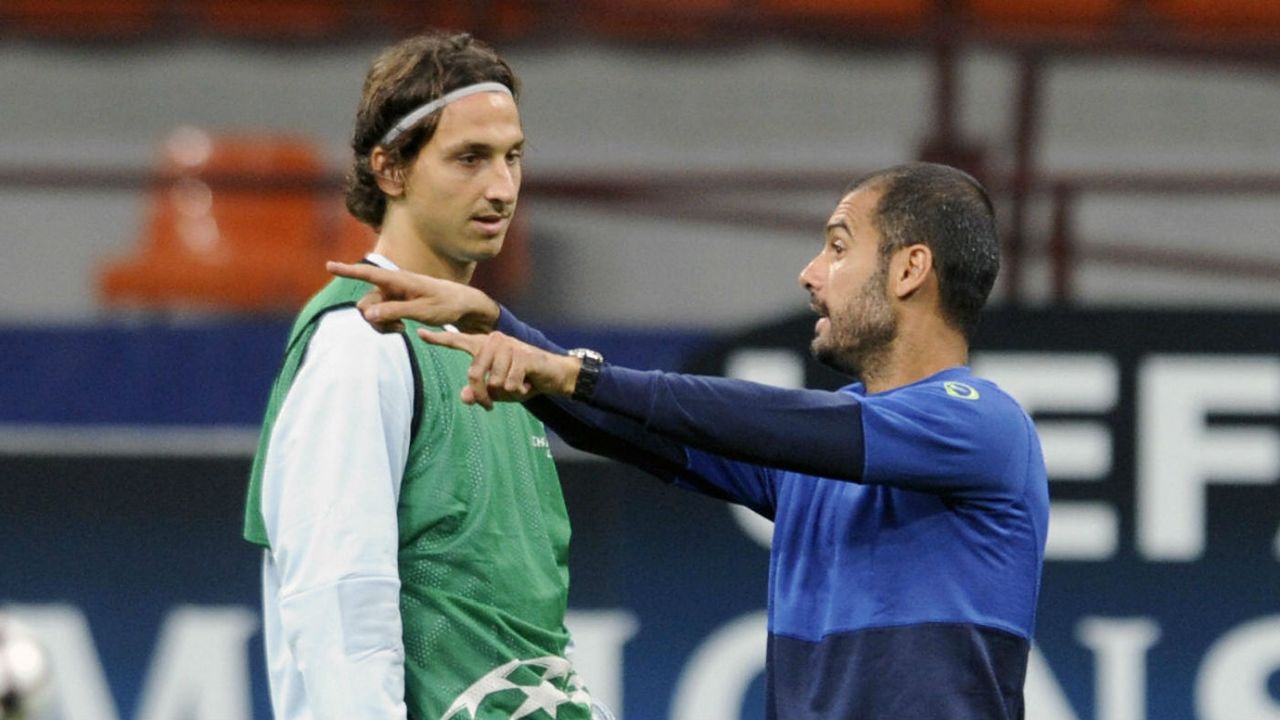 Zlatan Ibrahimovic Pep Guardiola