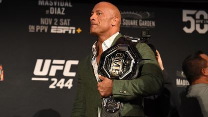 Dwayne 'The Rock' Johnson at a UFC event