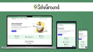 SiteGround on a TechRadar Pro Background