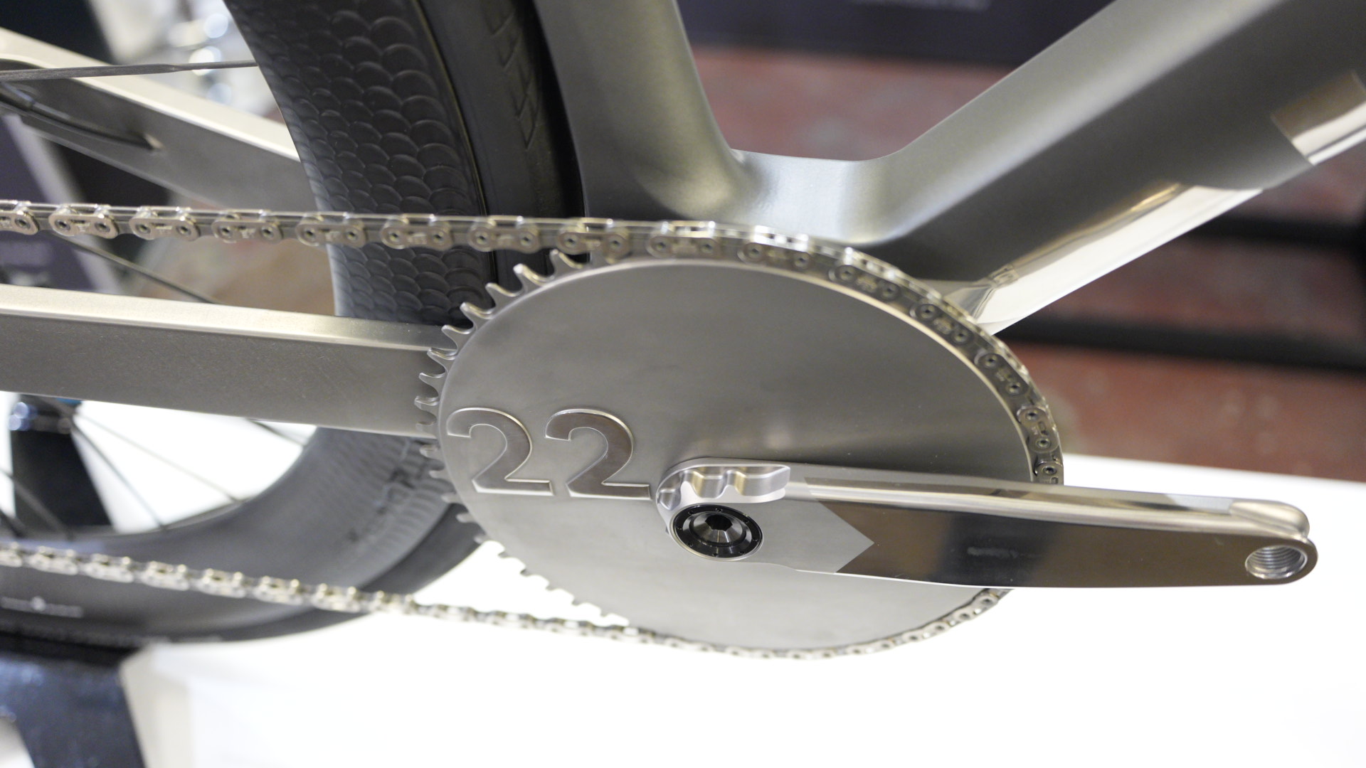 close up details of expensive bikes