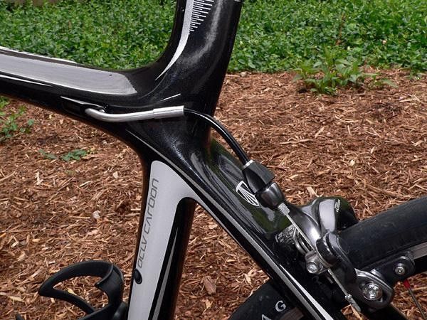 Smaller frames use a short stainless steel tube