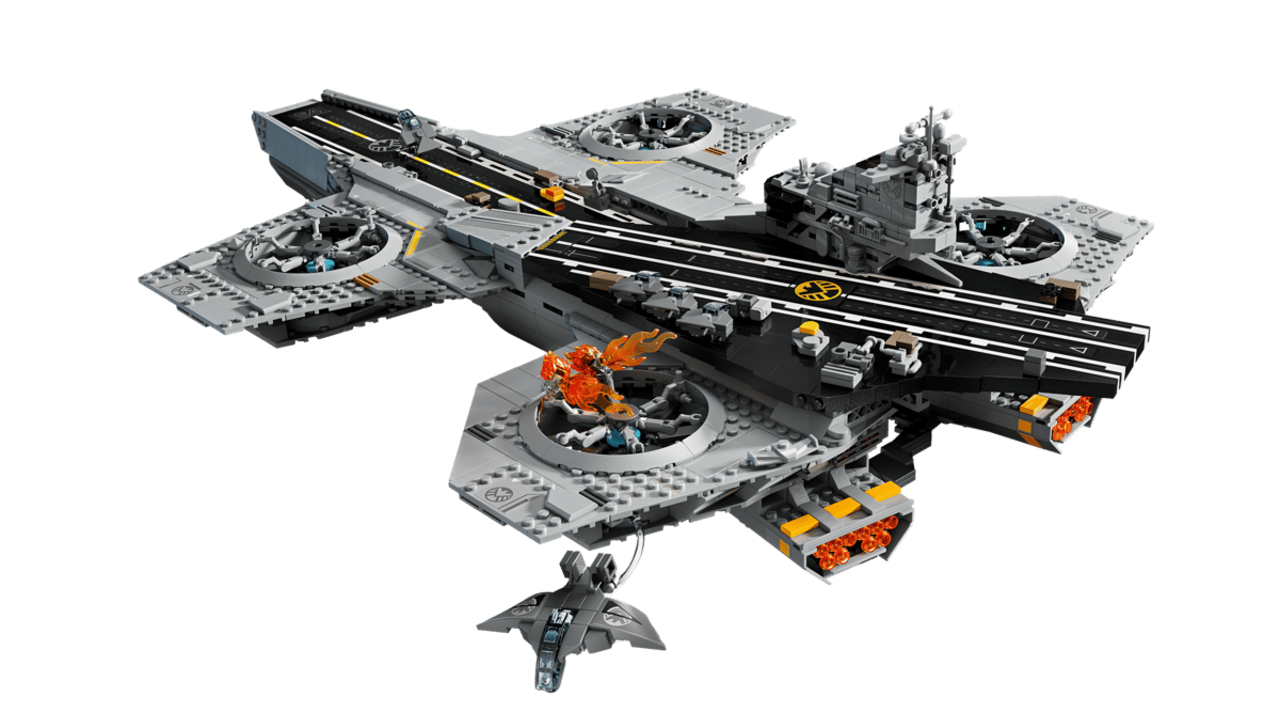 The LEGO Avengers Hellicarrier set