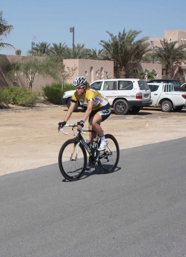 Tour of Qatar winner Ellen Van Dijk (HTC-Highroad).