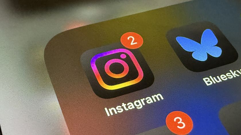 Instagram app on an iPhone