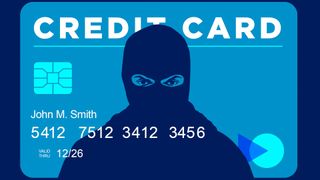 A cybercriminal and a credit card.