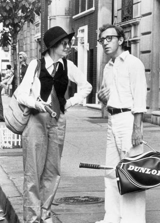 Diane Keaton and Woody Allen.