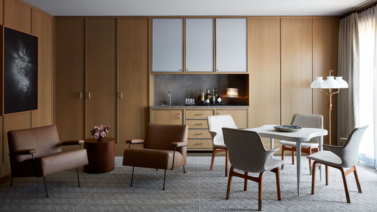 Living Room of Green Street Residence, East San Francisco