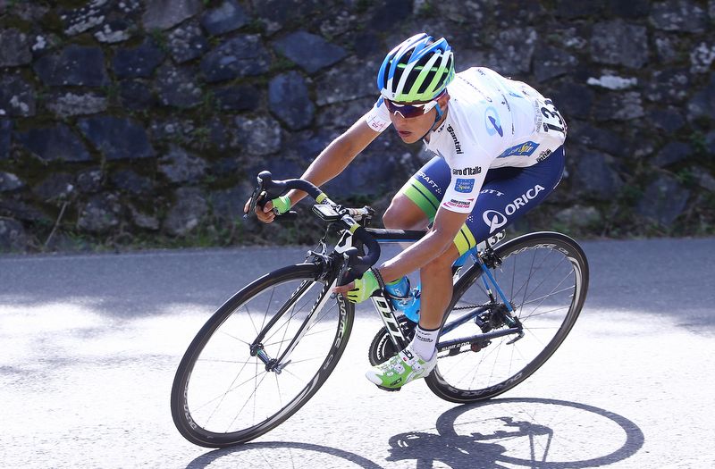Best young rider Esteban Chaves (Orica GreenEdge)