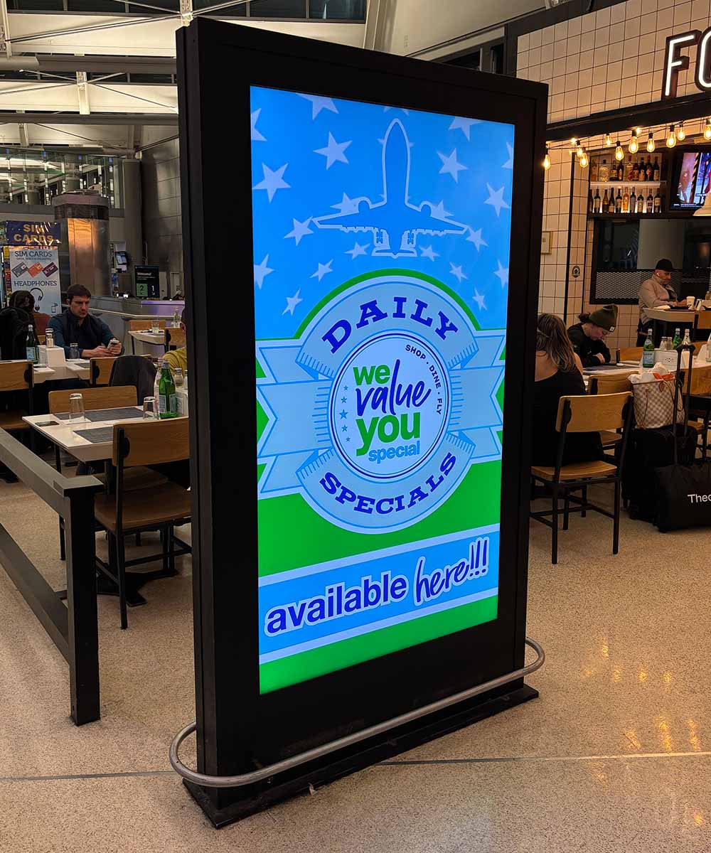 Digital Signage at Airport