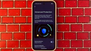 Advanced Protection on a Google Pixel phone