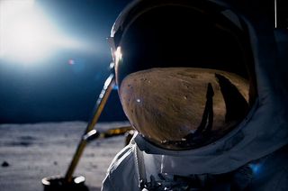 "One small step..." for Ryan Gosling as Neil Armstrong in this still from director Damien Chazelle's "First Man."