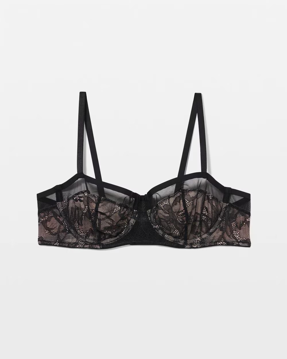 Soma, Sheer Lace Unlined Balconette Bra