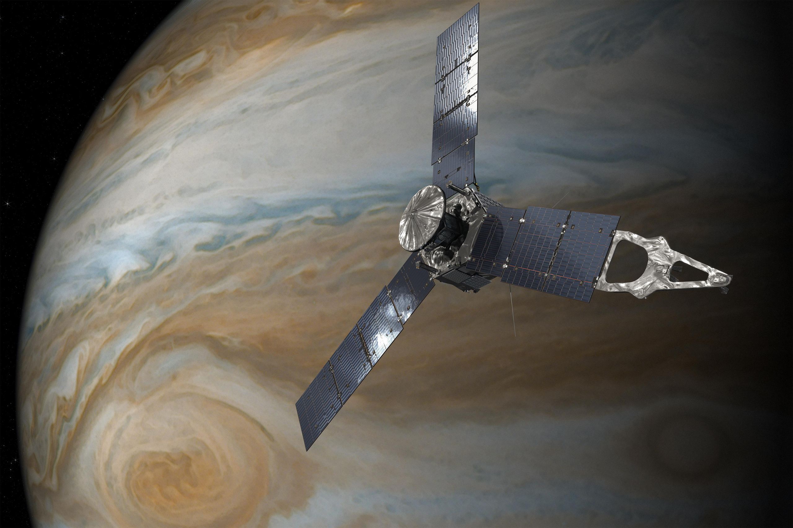 Explore Jupiter Juno Spacecraft Completes Flyby of Jupiter's Great Red Spot | Space